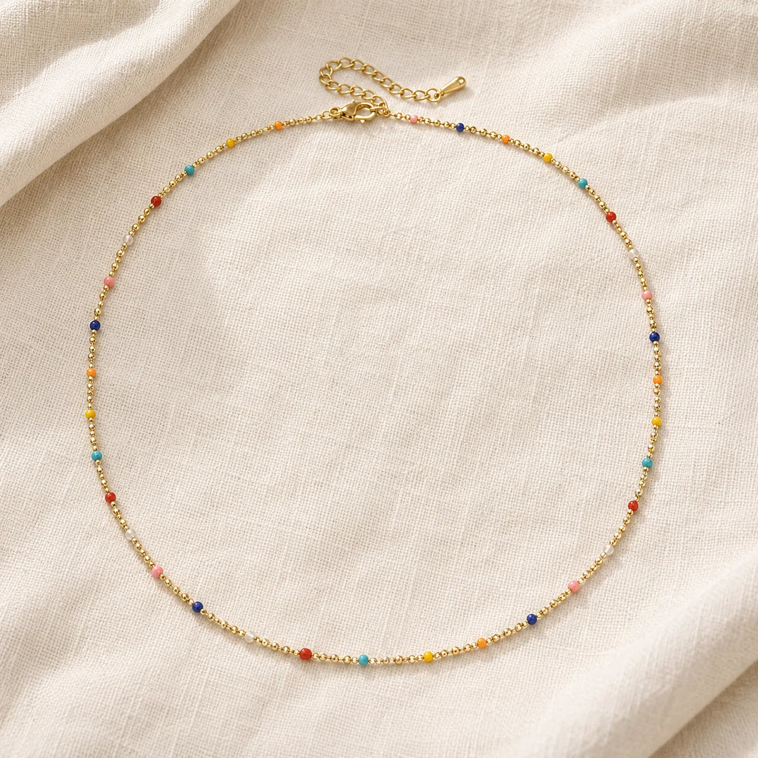 Colorburst Delicate Choker Necklace